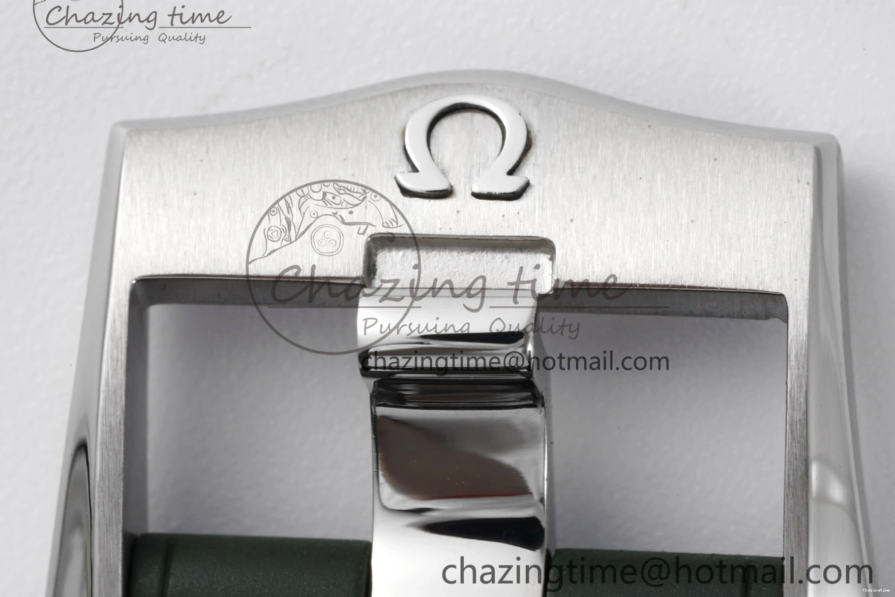 0316 Seamaster Diver 300M ZF 1:1 Best Edition Green Ceramic Green Dial on Green Rubber Strap A TravelReady 7823